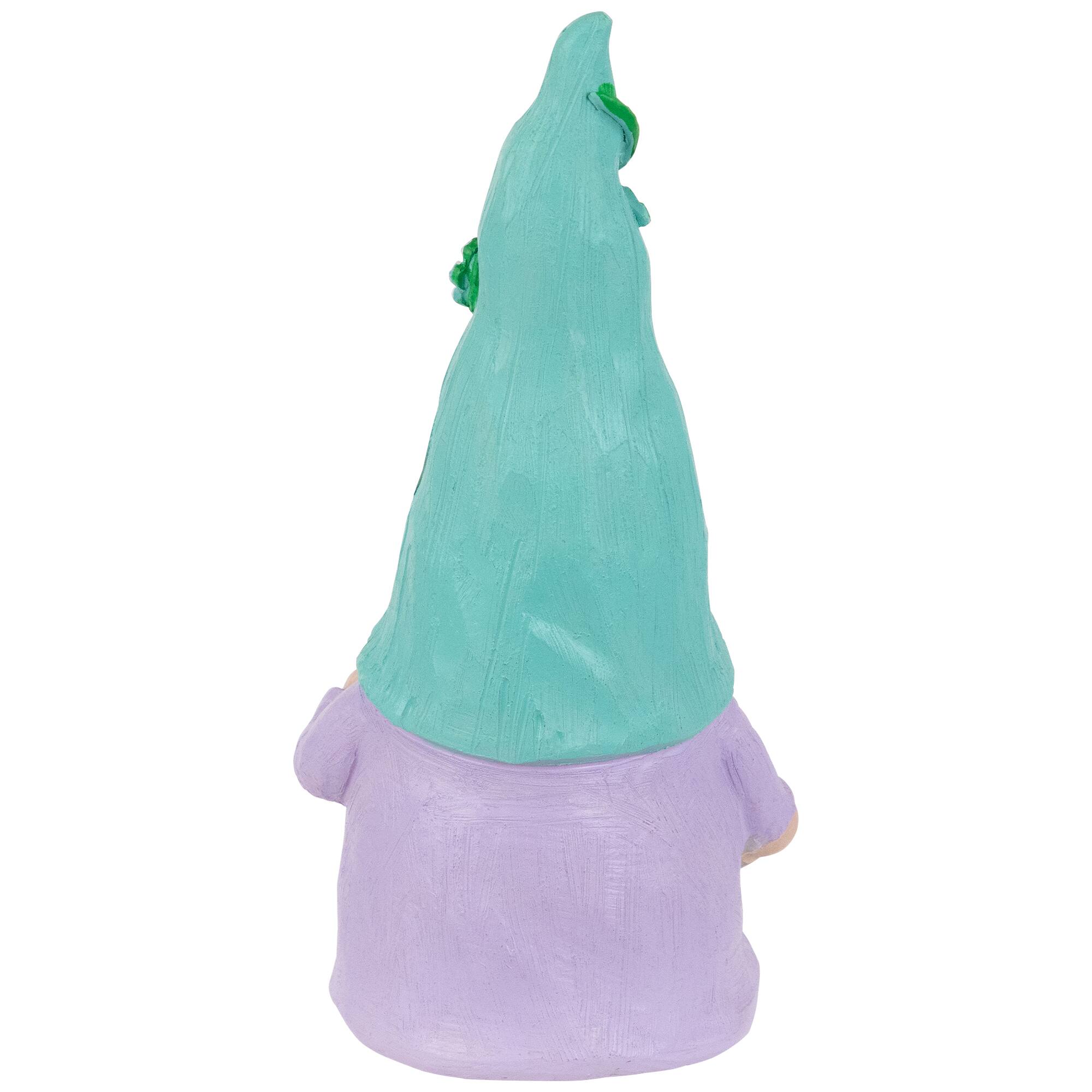 7.75" Happy Gardening Gnome with Watering Can Outdoor Garden Statue